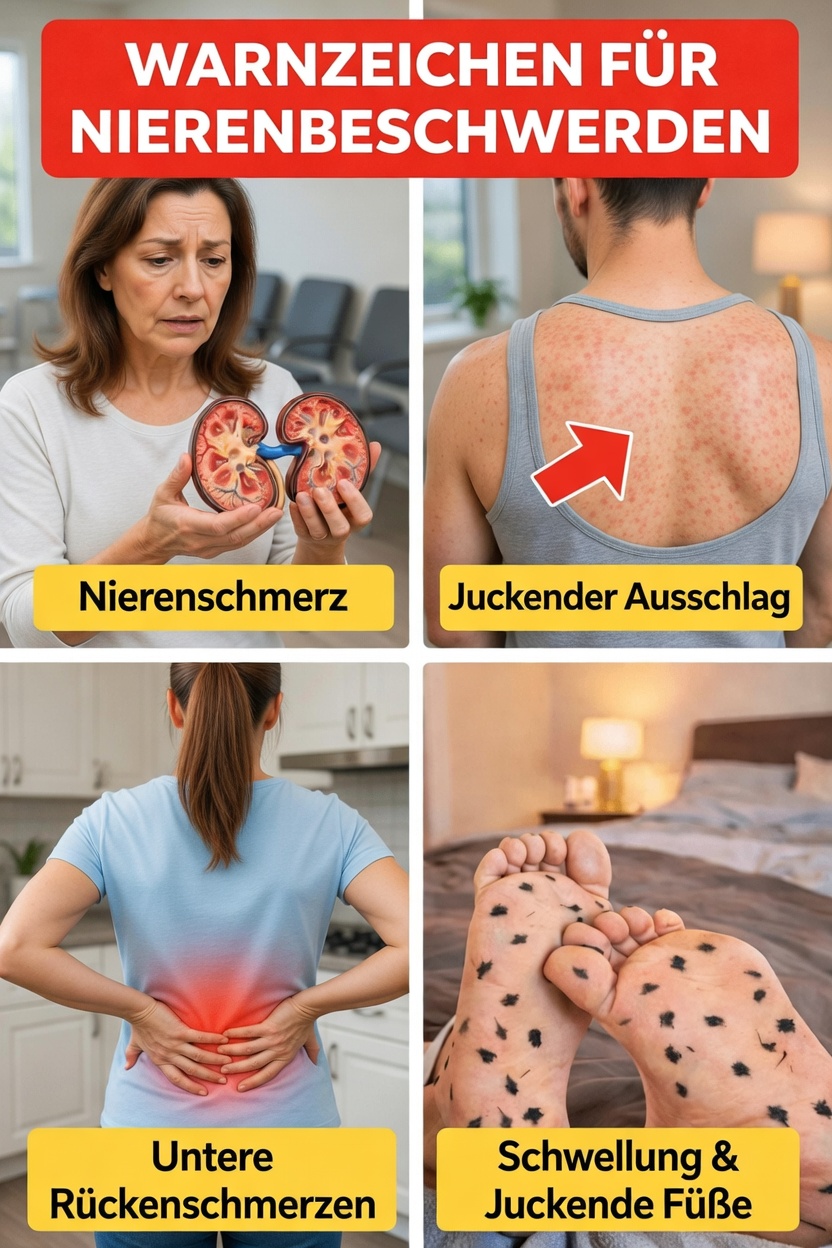 10 Frühwarnzeichen, dass Ihre Nieren in Schwierigkeiten sein könnten