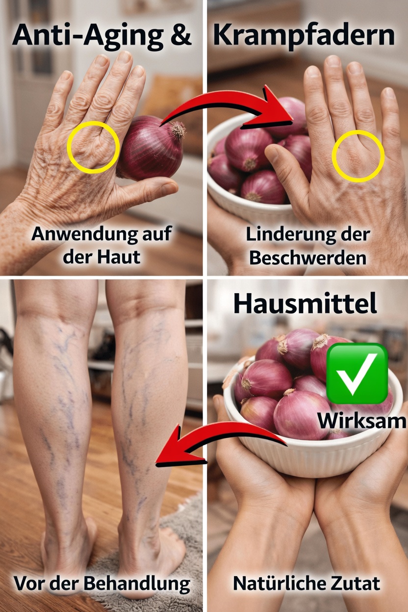 Entdecken Sie die überraschende Rolle von Zwiebeln in Ihrer täglichen Hautpflege- und Venenroutine
