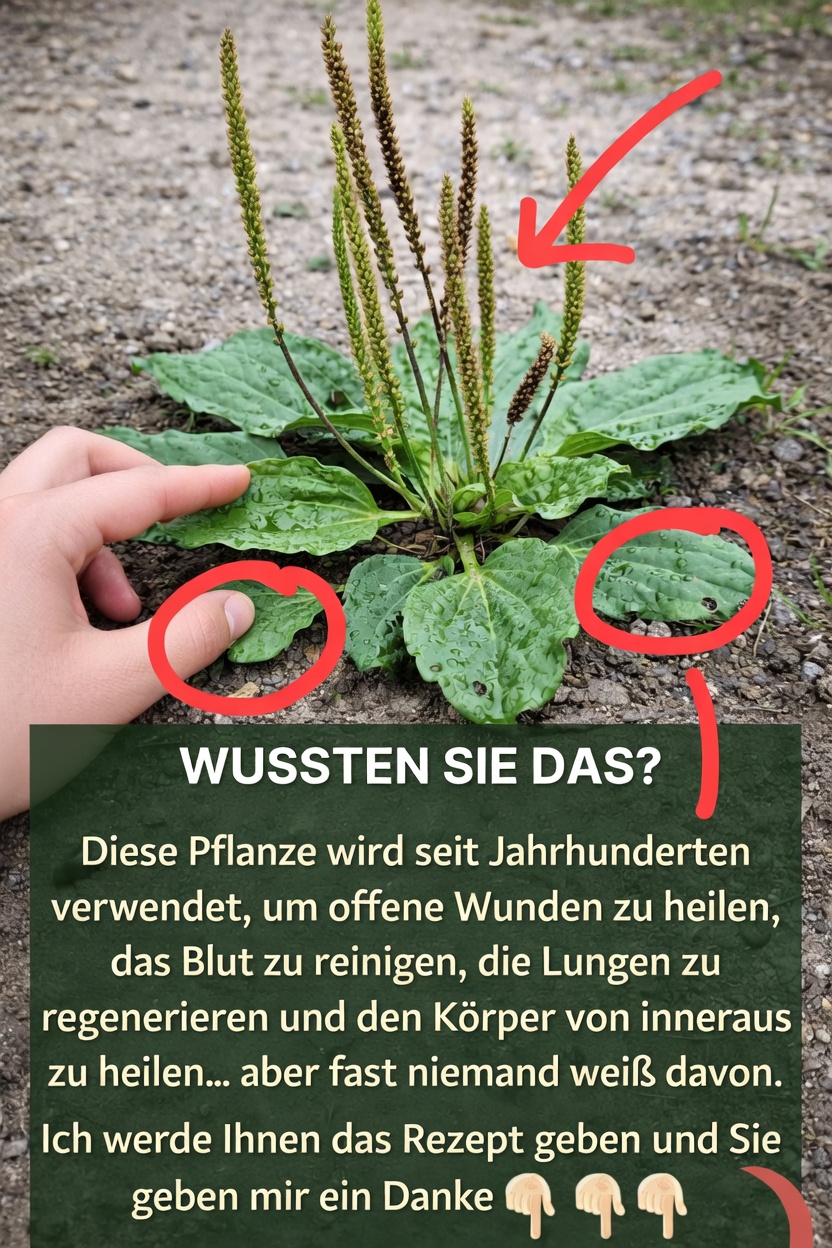 Entdecke das alltägliche Wunder des Breitwegerichs: Eine gewöhnliche Pflanze mit überraschenden traditionellen Anwendungen