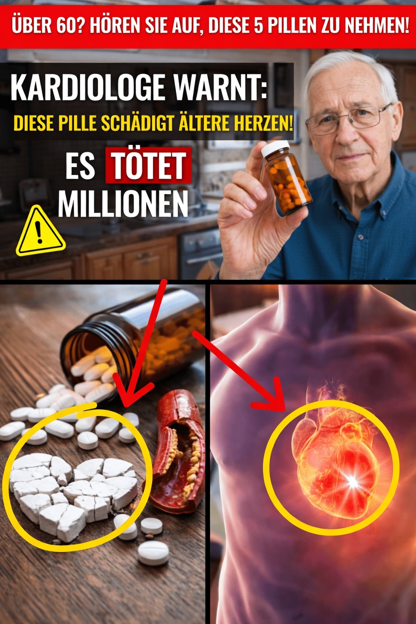 Gefährden gängige Schmerzmittel Ihr Herz ab 60? Was Sie wissen müssen