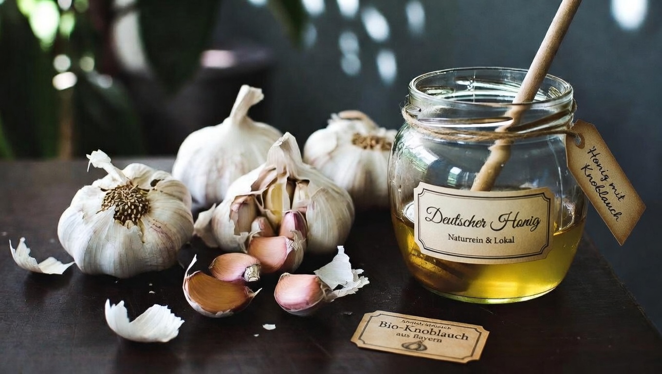 Eine einfache Abendroutine: Wie Knoblauch und Honig die Durchblutung in Ihren Beinen unterstützen können