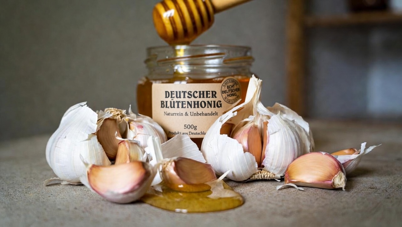 Eine einfache Abendroutine: Wie Knoblauch und Honig die Durchblutung in Ihren Beinen unterstützen können