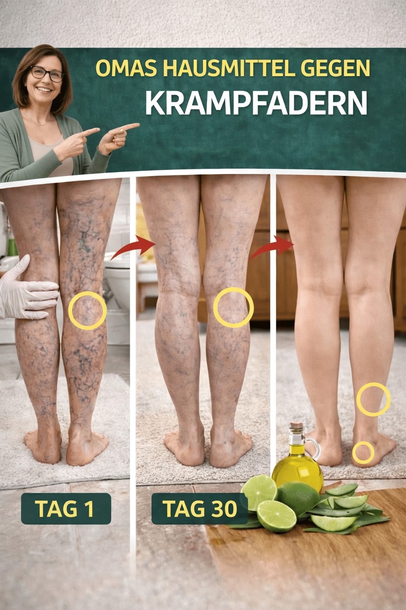 Omas einfaches Hausmittel entdecken: Natürliche Zutaten zur Unterstützung von Beinkomfort und Durchblutung