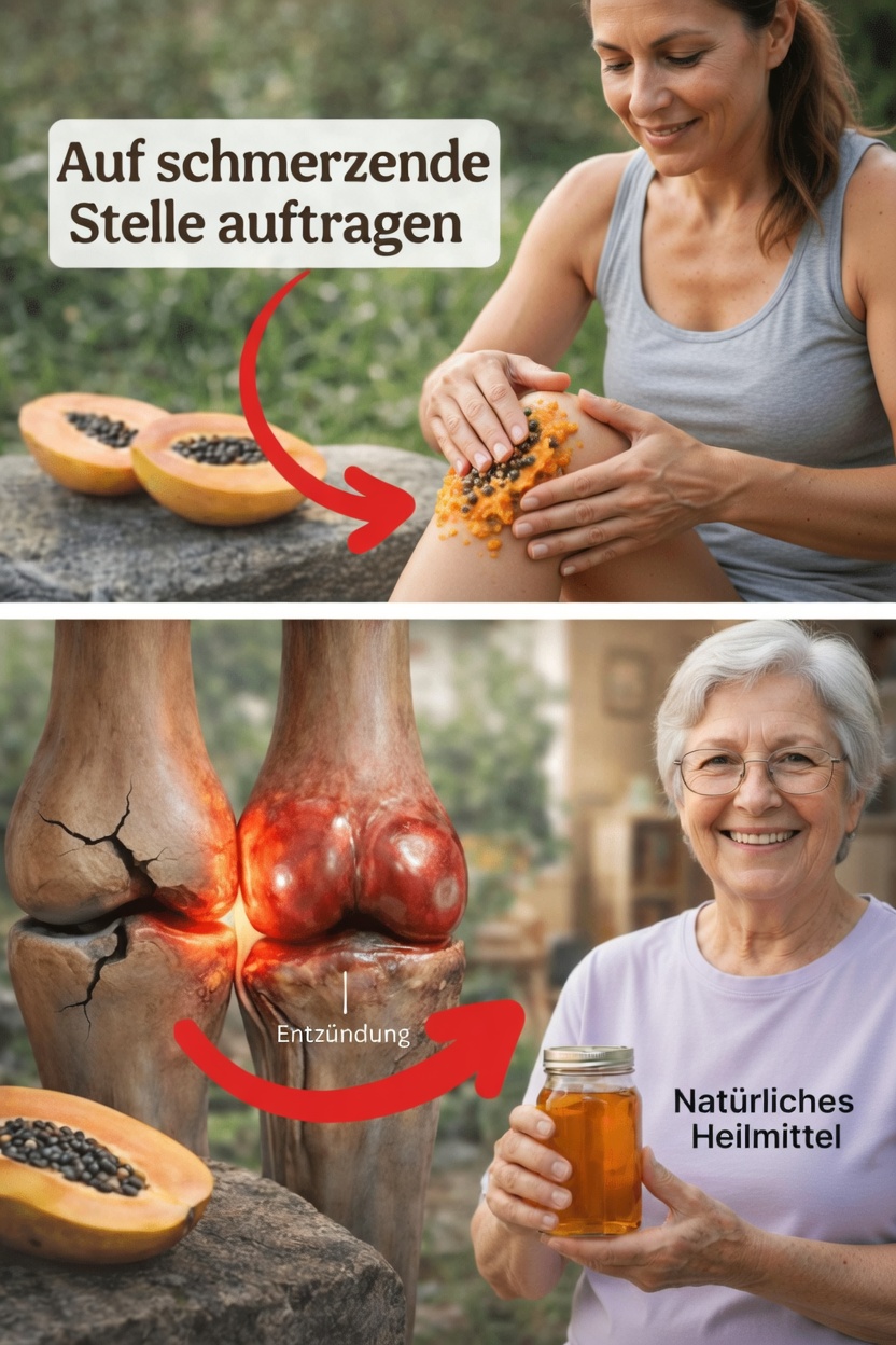 Paste aus grüner Papaya und Papayakernen: Ein einfaches Hausritual für tägliches Gelenkwohlbefinden, das Sie vielleicht ausprobieren möchten