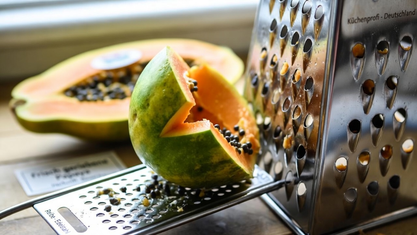 Paste aus grüner Papaya und Papayakernen: Ein einfaches Hausritual für tägliches Gelenkwohlbefinden, das Sie vielleicht ausprobieren möchten