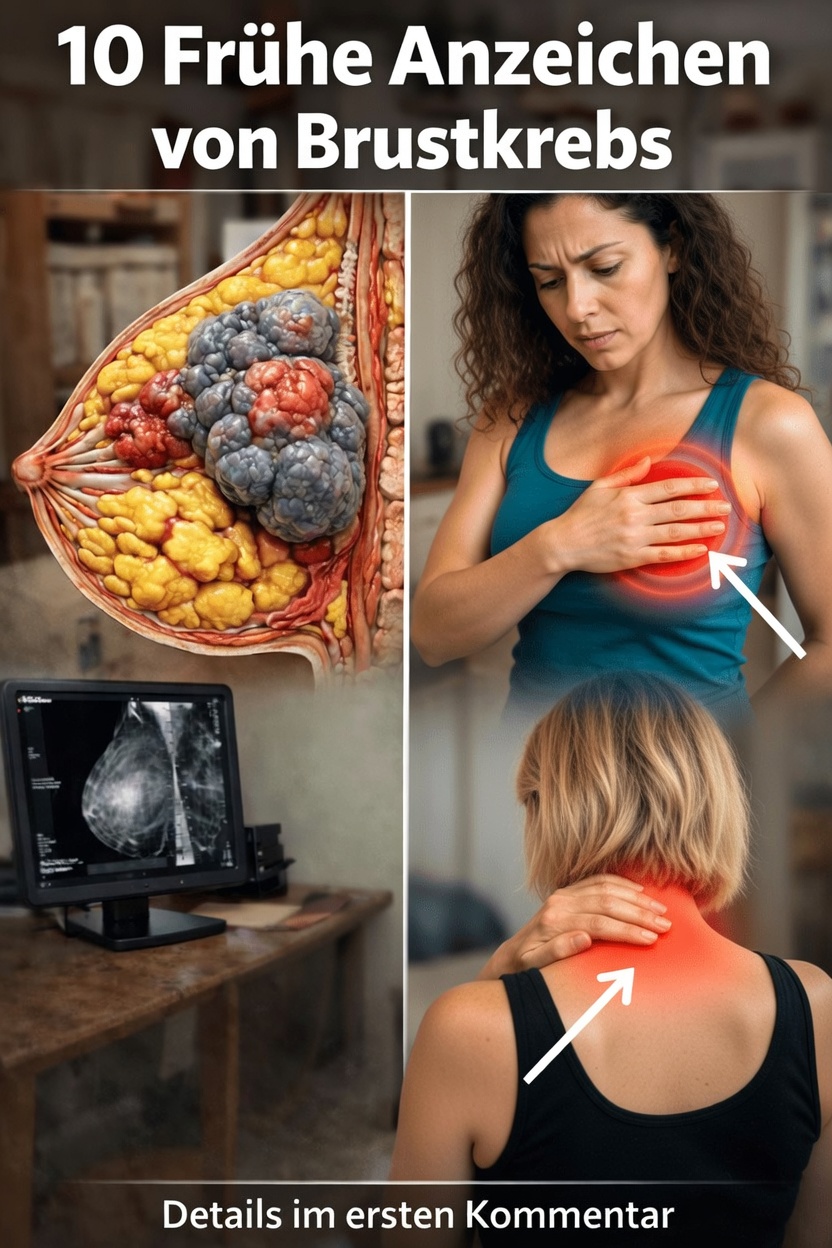10 Frühe Warnzeichen von Brustkrebs, die Sie kennen und niemals ignorieren sollten