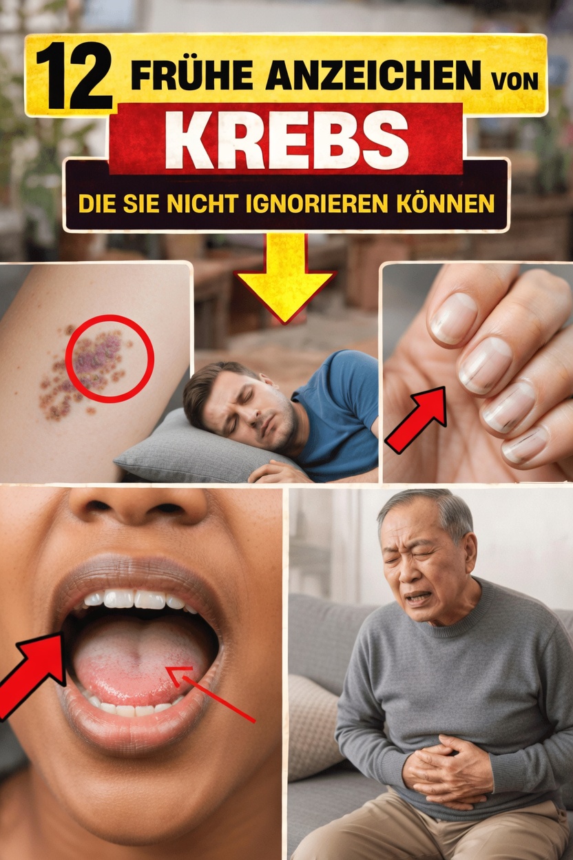 12 frühe Warnzeichen von Krebs, die Sie niemals ignorieren sollten