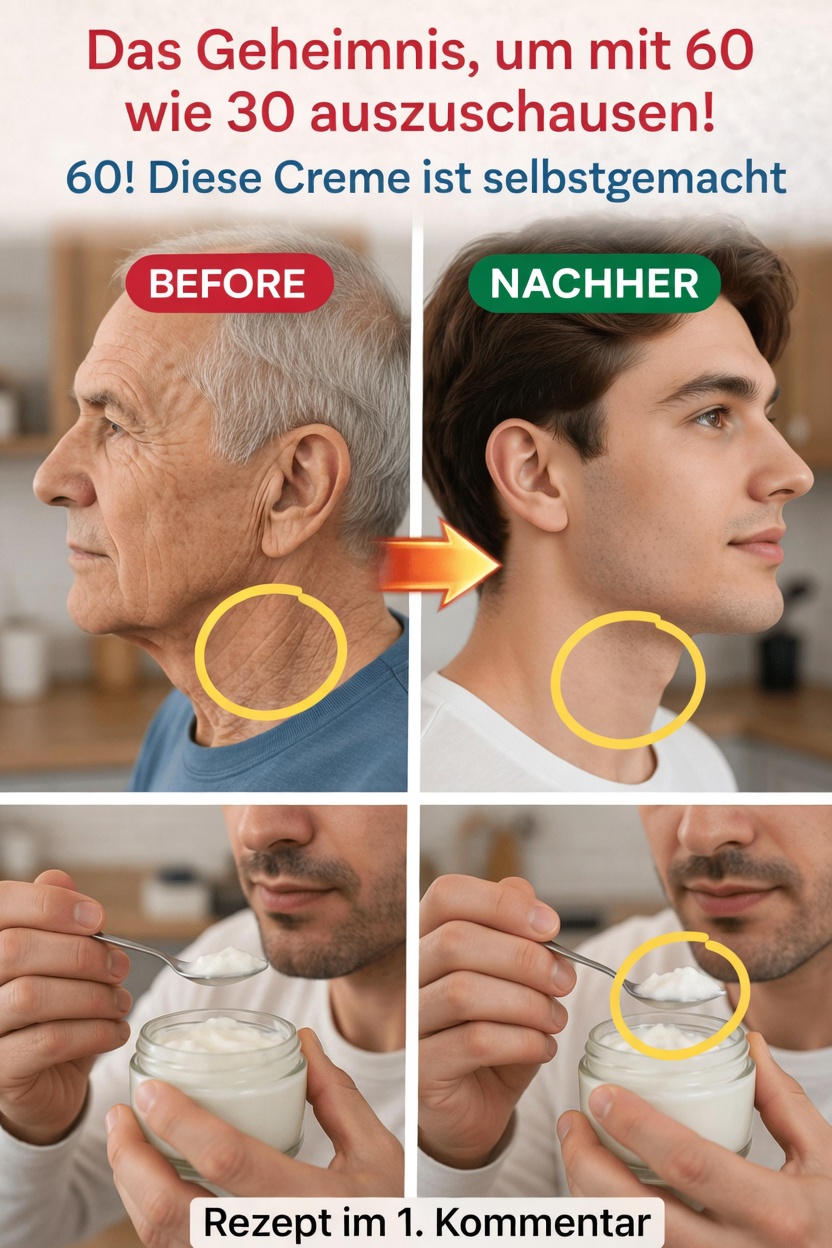 Hausgemachte Natron-Creme: Sag Falten und Hautflecken Lebewohl