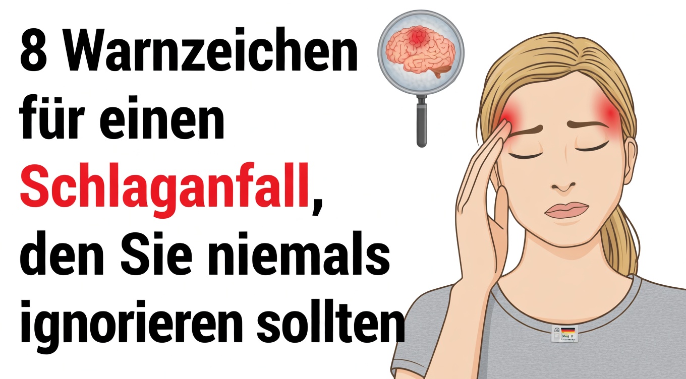 8 Frühwarnzeichen, die auf ein Schlaganfallrisiko hinweisen können – und 9 praktische Schritte, um Ihr Risiko zu senken