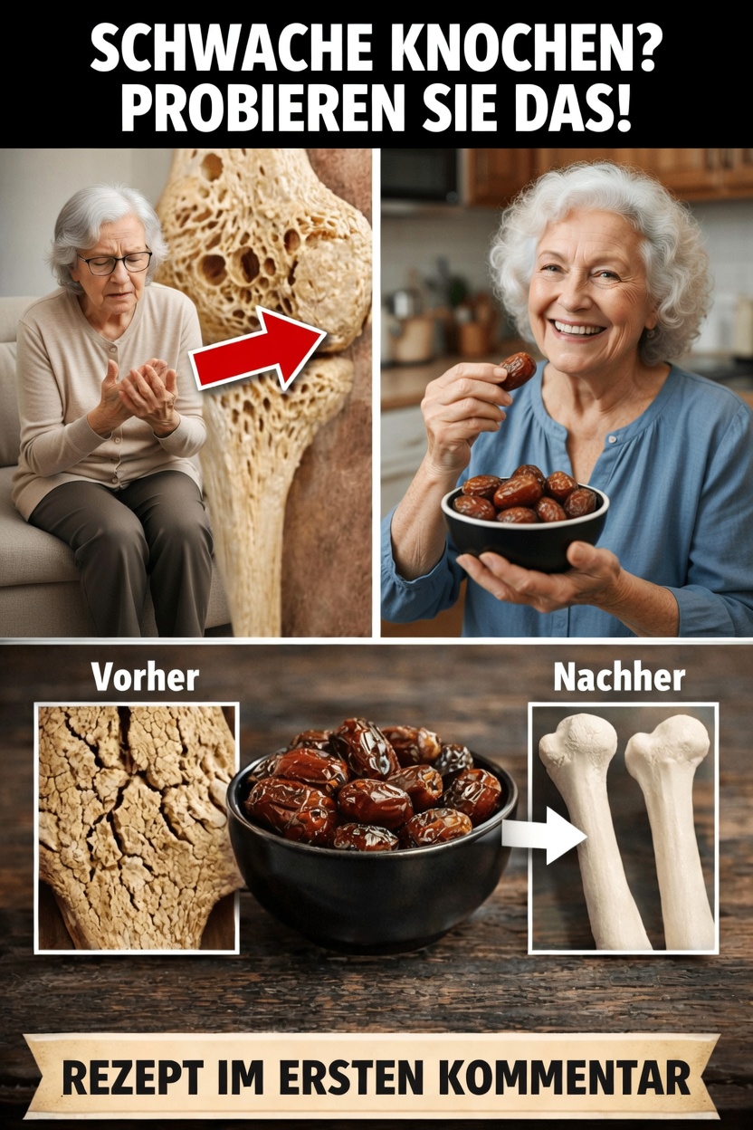 Stoppe den Knochenabbau, bevor es zu spät ist! Datteln: Ein natürlicher Verbündeter zur täglichen Stärkung deines Körpers