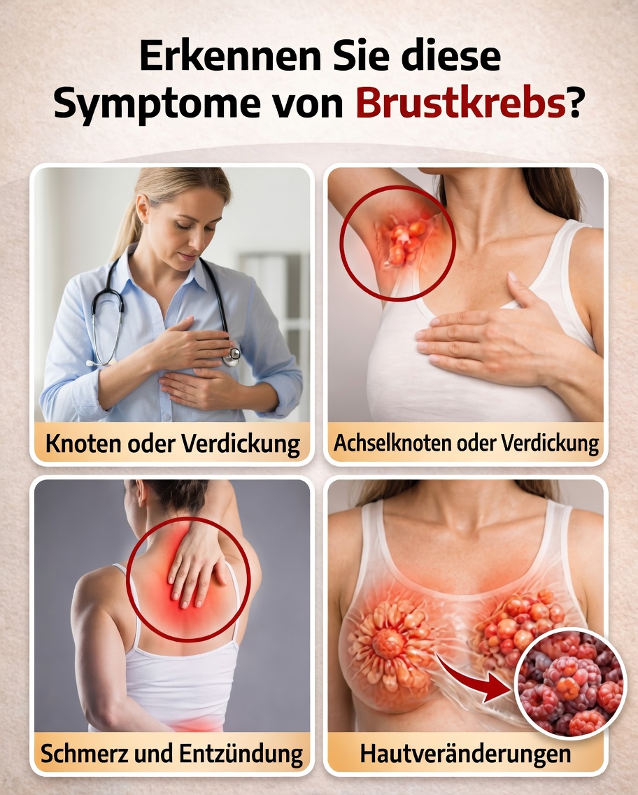 ⚠️ 10 Warnzeichen von Brustkrebs, die Sie niemals ignorieren sollten (Umfassender Leitfaden)