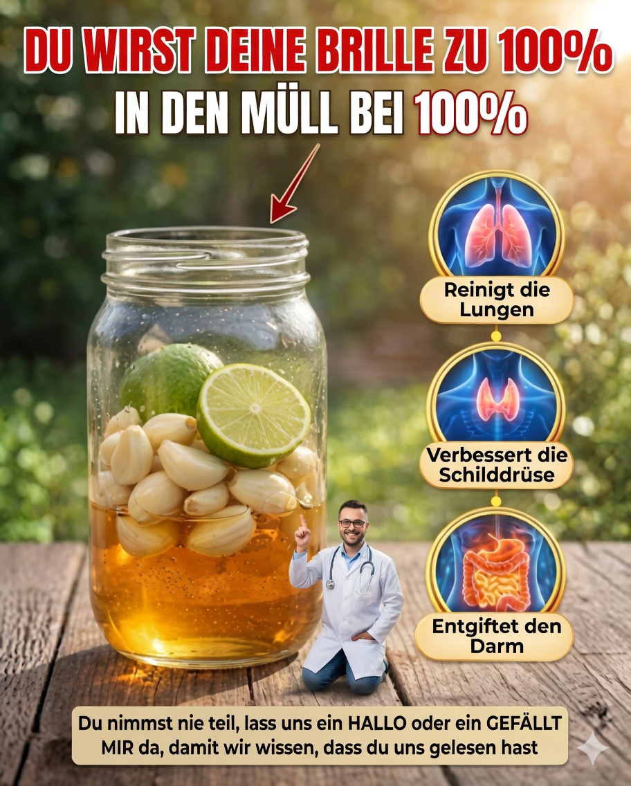 Natürliches Rezept zur Verbesserung der Sehkraft und gegen verschwommenes Sehen