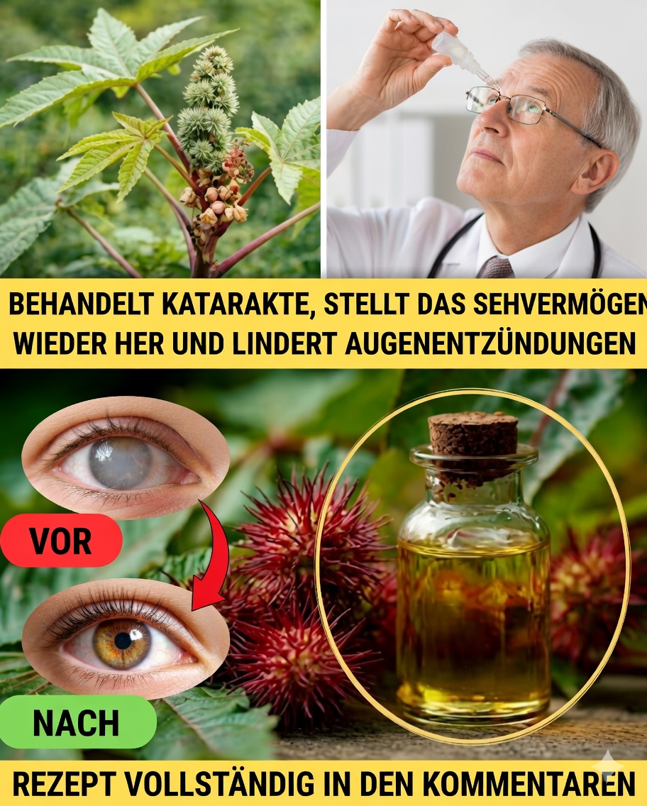 👁️ Rizinusöl zur Verbesserung der Sehkraft: Vorteile, Mythen und sichere Anwendung