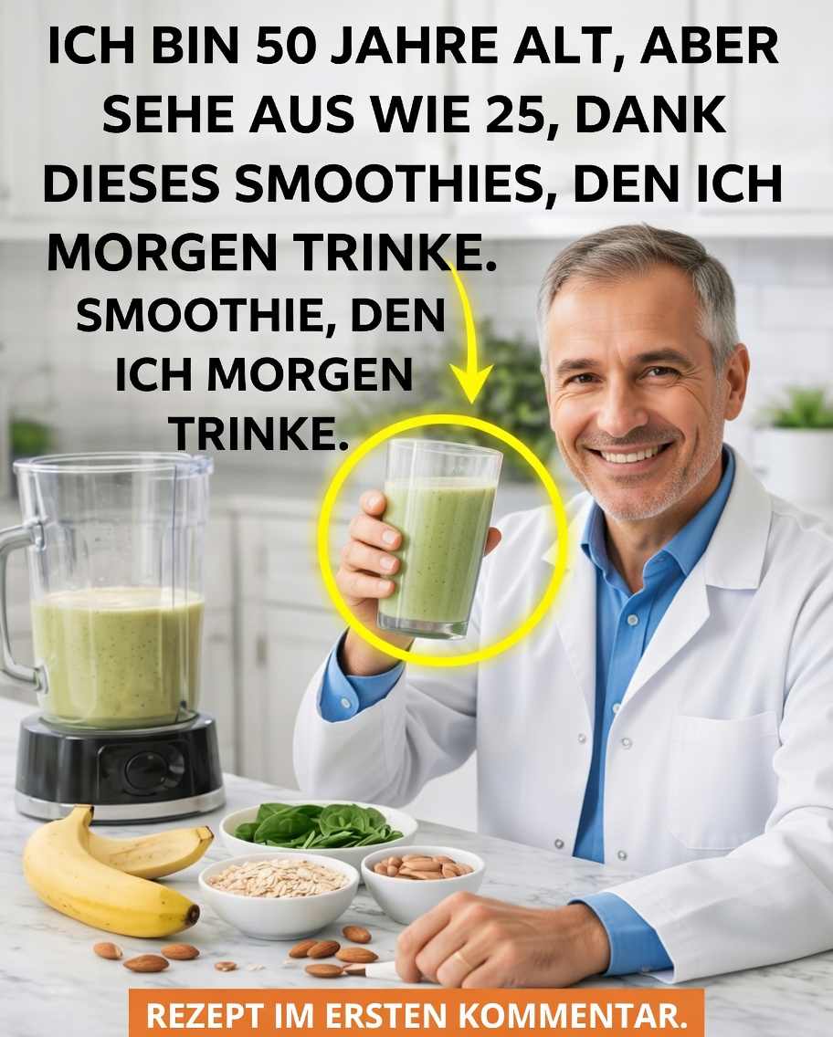 Der verjüngende Smoothie, der Ihnen hilft, sich jünger zu fühlen und jünger auszusehen