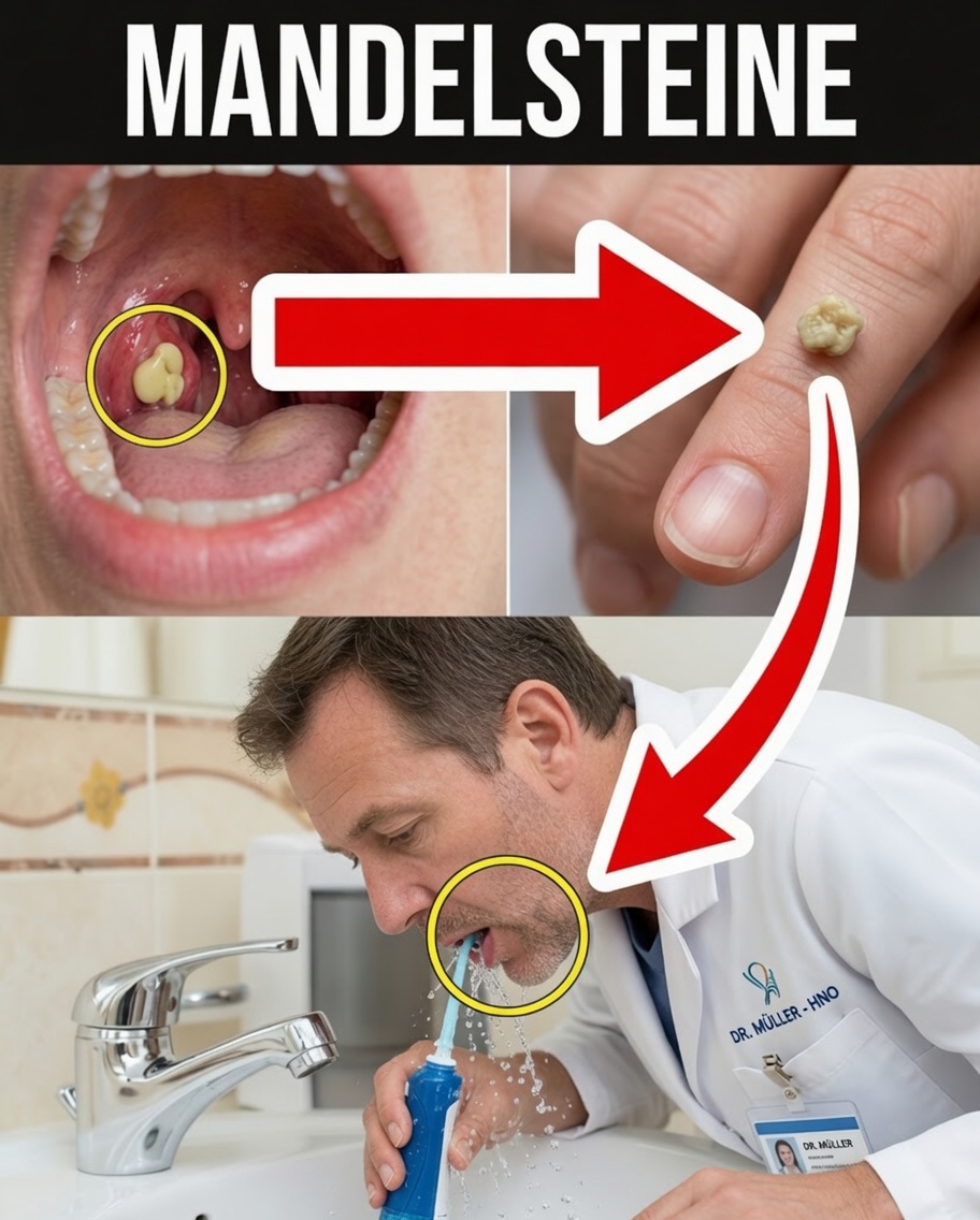 Mandelsteine enthüllt: Die verborgene Ursache für Mundgeruch und Halsbeschwerden