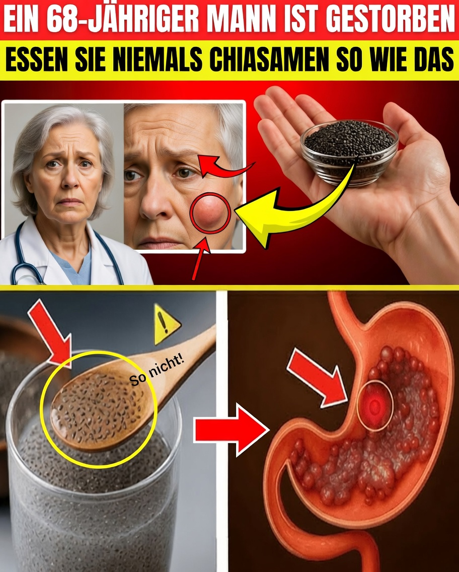 Senioren: Hören Sie auf, Chiasamen auf diese Weise zu konsumieren – der Fehler, der nach hinten losgehen kann