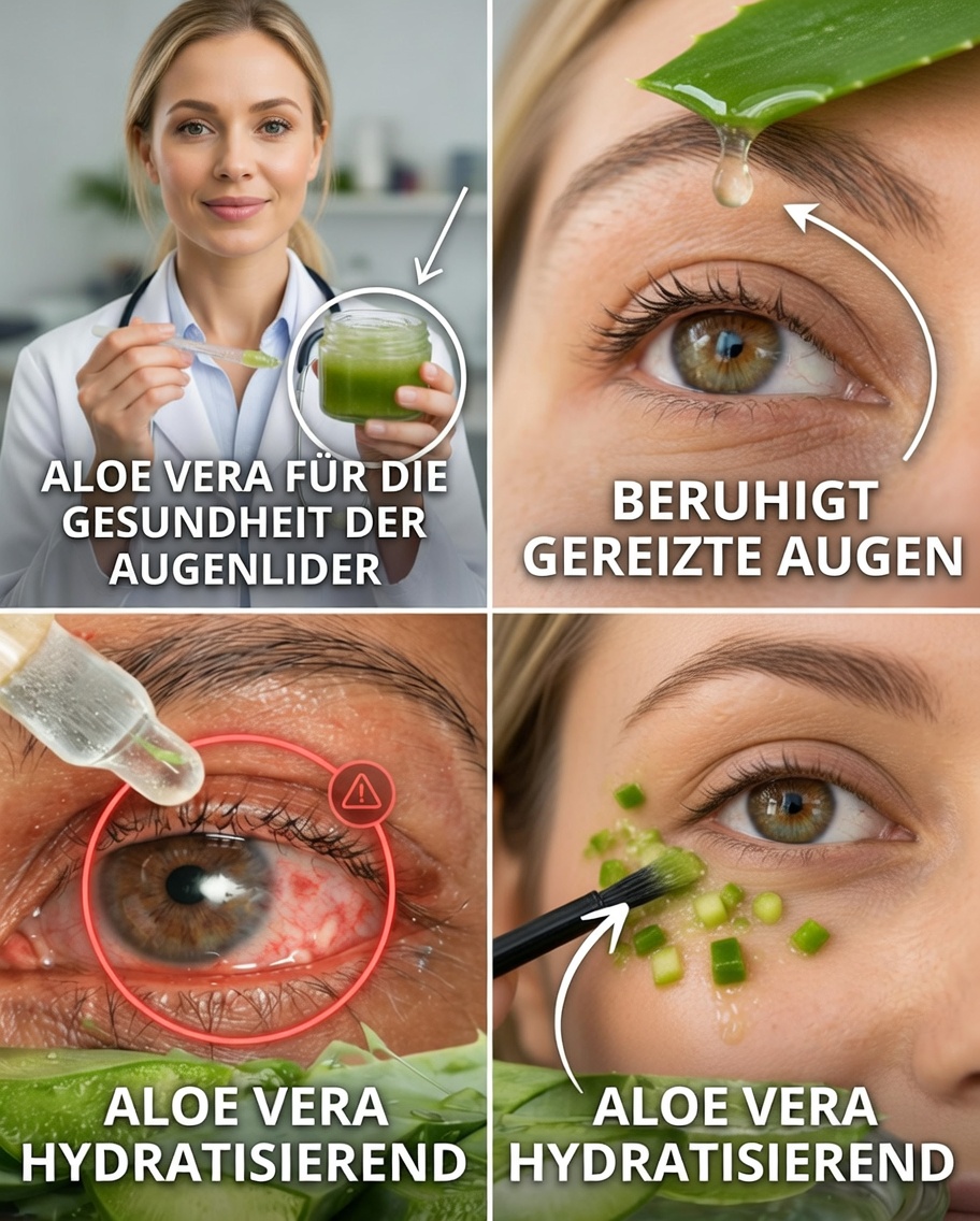 Kann Aloe Vera trockene, rote und gereizte Augen sanft beruhigen?