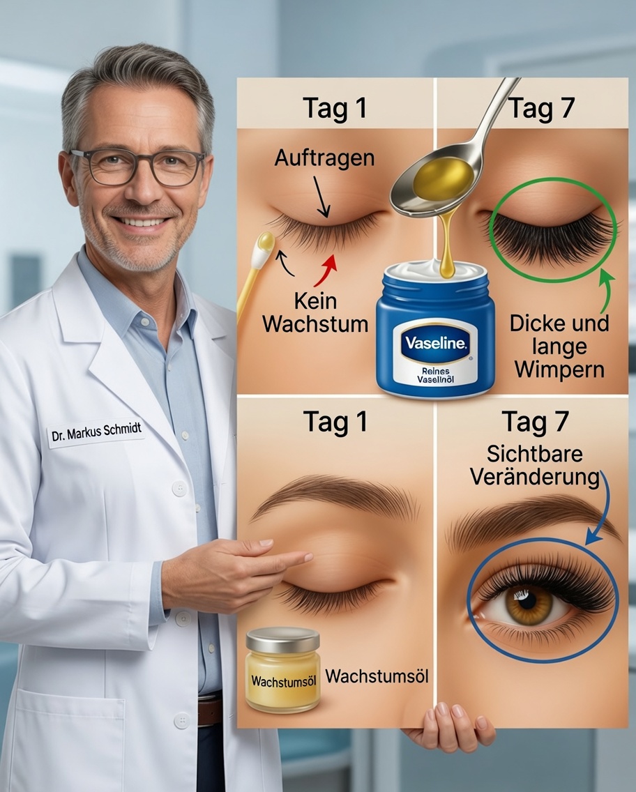 ✨ Enthüllen Sie traumhafte Wimpern und vollere Augenbrauen dank dieses natürlichen Geheimnisses