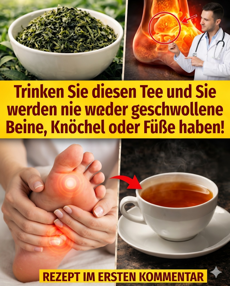 🦵🍵 Natürlicher Kräutertee für geschwollene Beine: das Hausgetränk, das hilft, Entzündungen und Wassereinlagerungen zu reduzieren