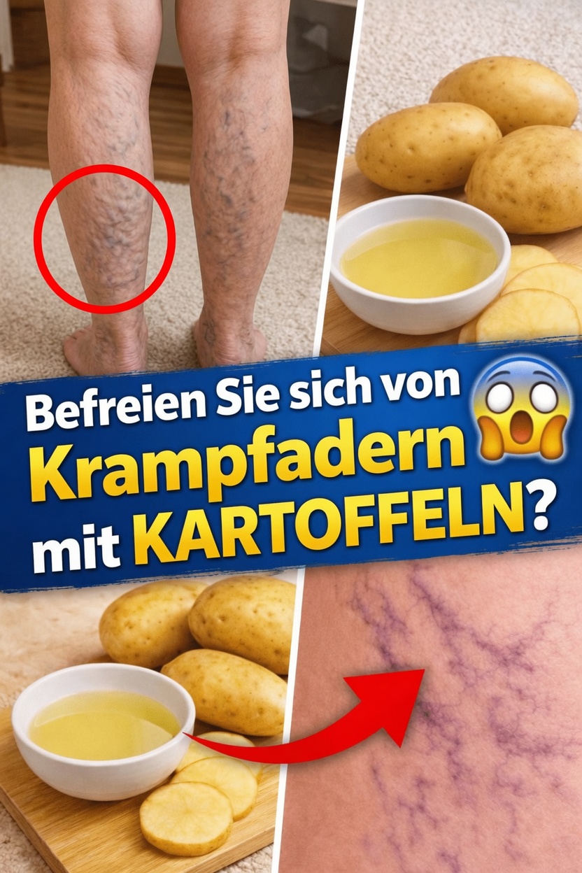 Kartoffelsaft: Das schlichte Hausmittel, das bei müden, schweren Beinen heimlich für Aufsehen sorgt