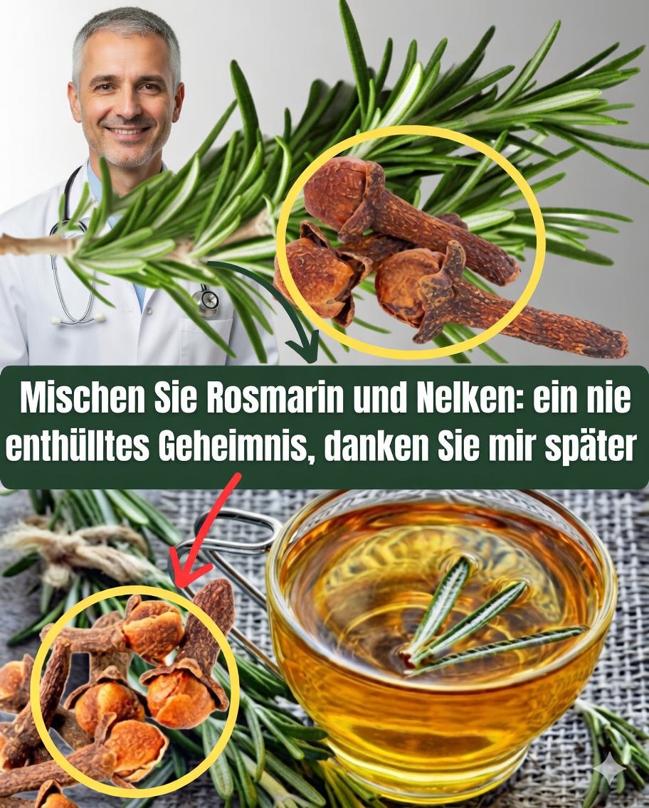Rosmarin und Gewürznelken: Eigenschaften, Vorteile und ein natürliches Rezept, das alle überrascht