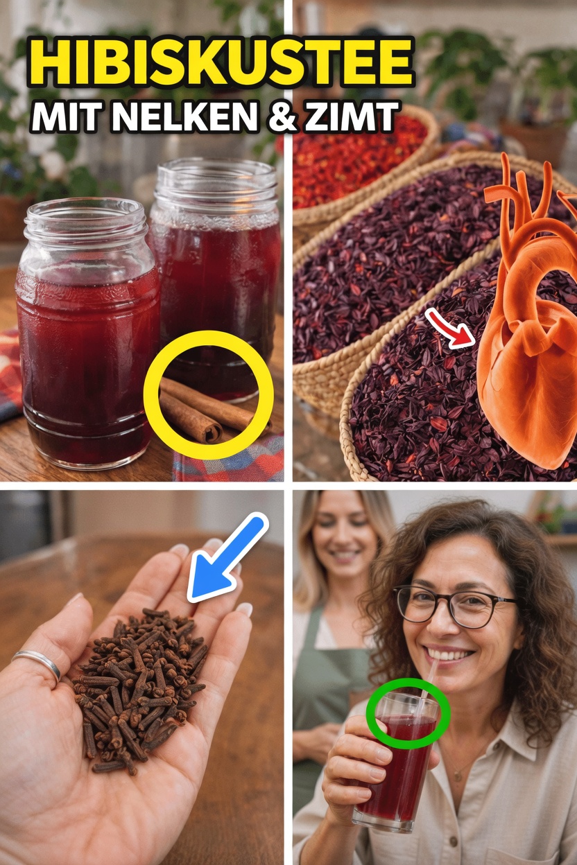 Entdecken Sie einfache Wege, Nelken und Hibiskustee in Ihre täglichen Wellness-Gewohnheiten zu integrieren, um Ihren Körper auf natürliche Weise zu unterstützen