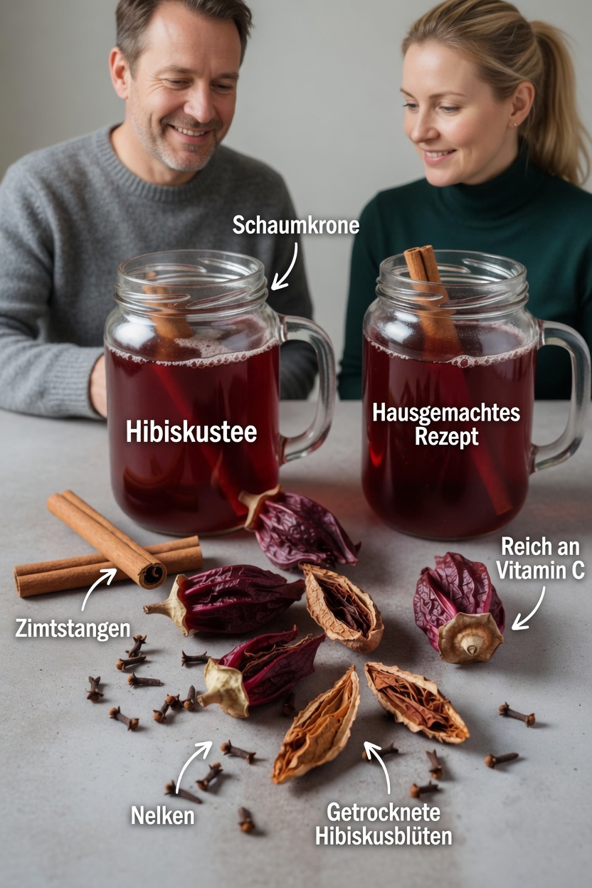 Entdecken Sie einfache Wege, Nelken und Hibiskustee in Ihre täglichen Wellness-Gewohnheiten zu integrieren, um Ihren Körper auf natürliche Weise zu unterstützen