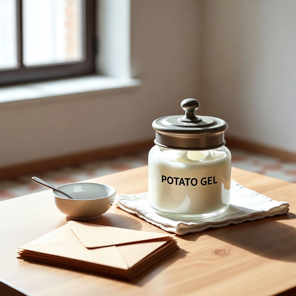 Kartoffelgel für strahlende Haut & dunkle Flecken