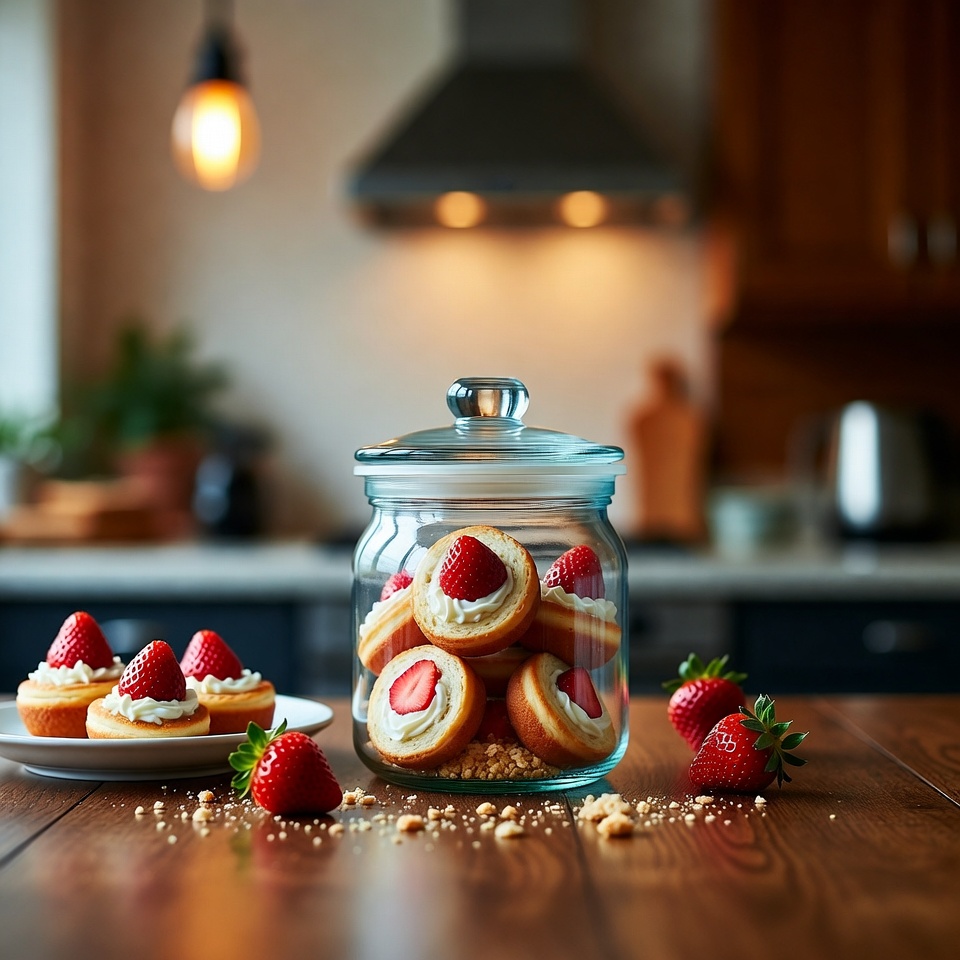 Rezept für Erdbeerbomben