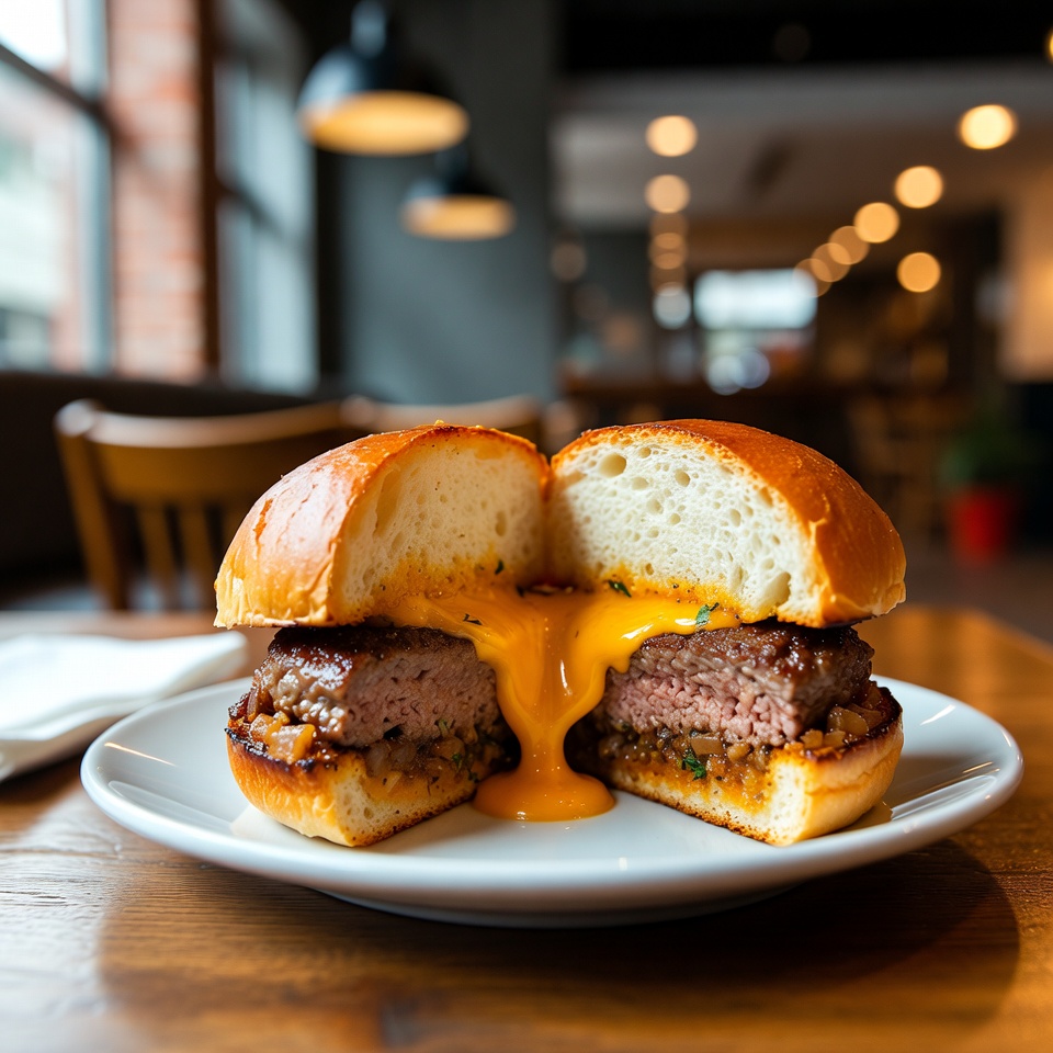 Ultimatives Patty-Melt mit geheimer Sauce