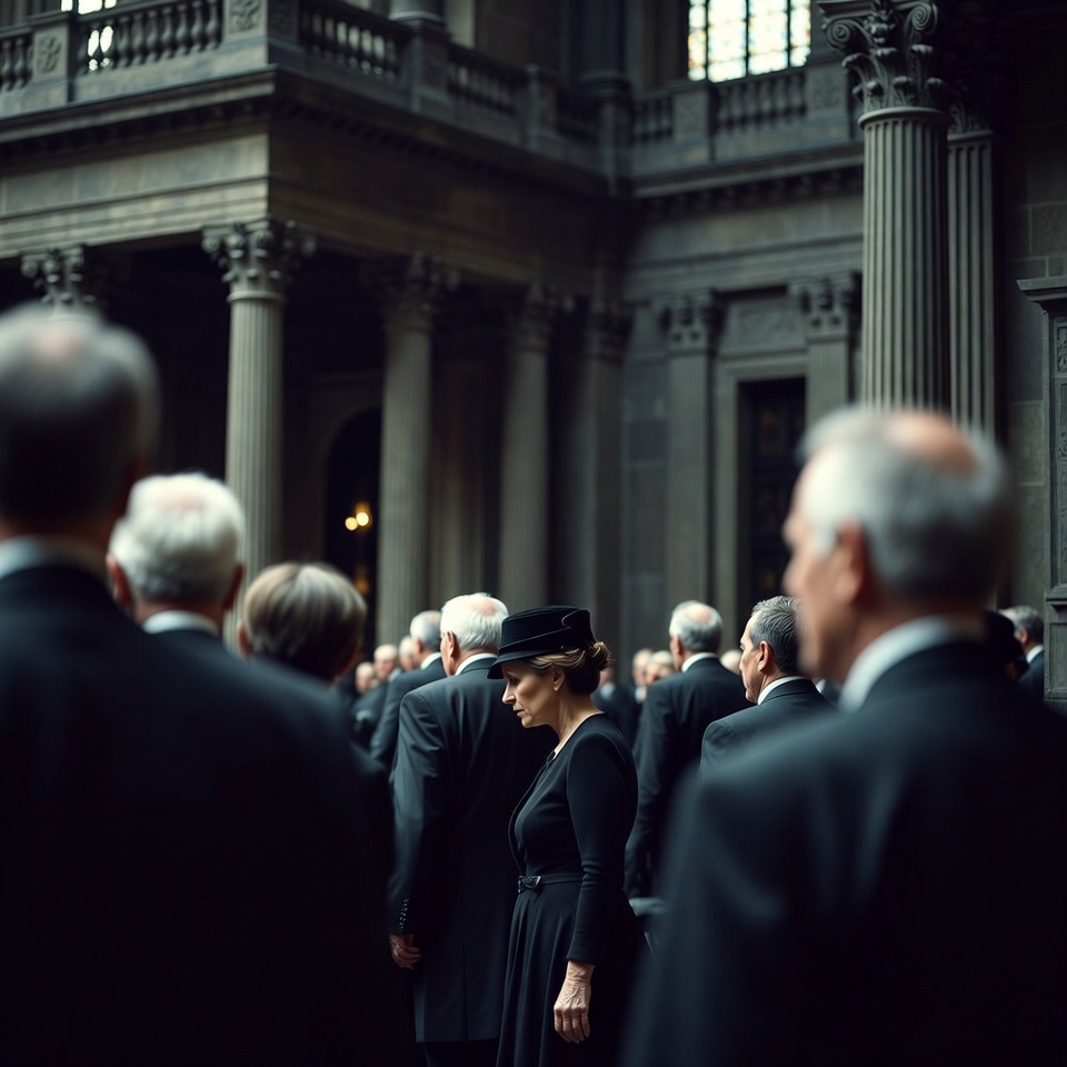 Alle Augen waren bei der Beerdigung des ehemaligen Präsidenten auf Melania gerichtet – Der herzzerreißende Grund für ihre Trauer