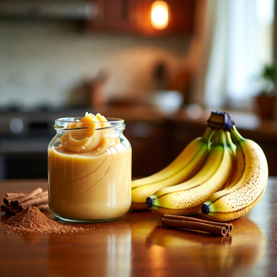 Hausgemachtes Bananendessert mit 4 Zutaten – Einfaches Rezept