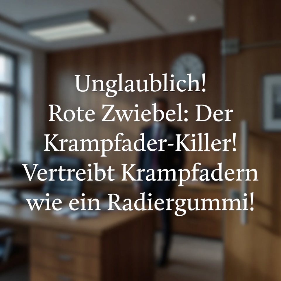 Unglaublich! Rote Zwiebel: Der Krampfadern-Killer! Löscht Krampfadern wie ein Radiergummi!