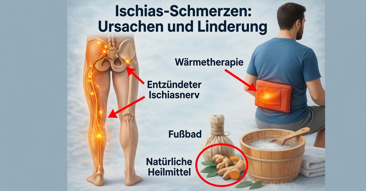 Entzündeter Ischiasnerv: Symptome und natürliche Linderung