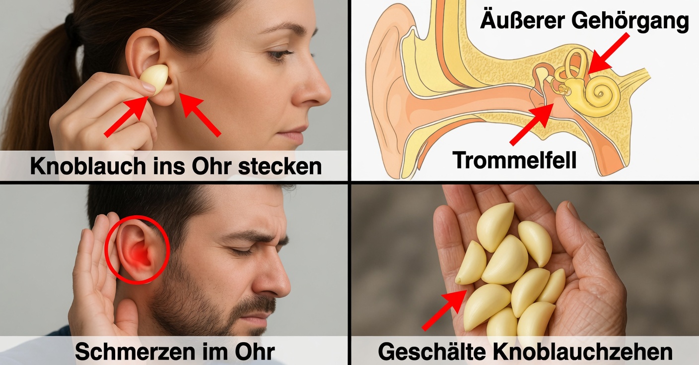 Knoblauch fürs Ohr: Wie man Infektionen lindert und das Hörvermögen verbessert
