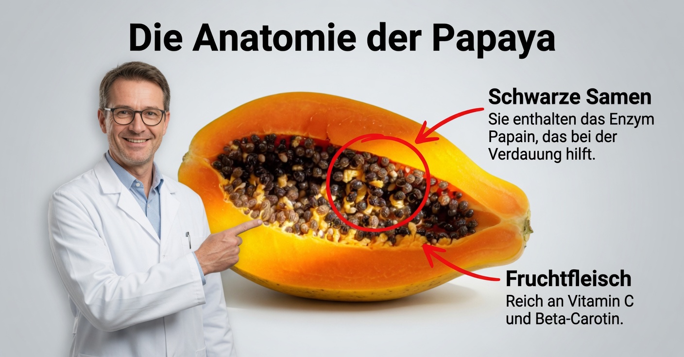 Papayasamen: Wie man täglich vier kaut und welche Vorteile sie haben