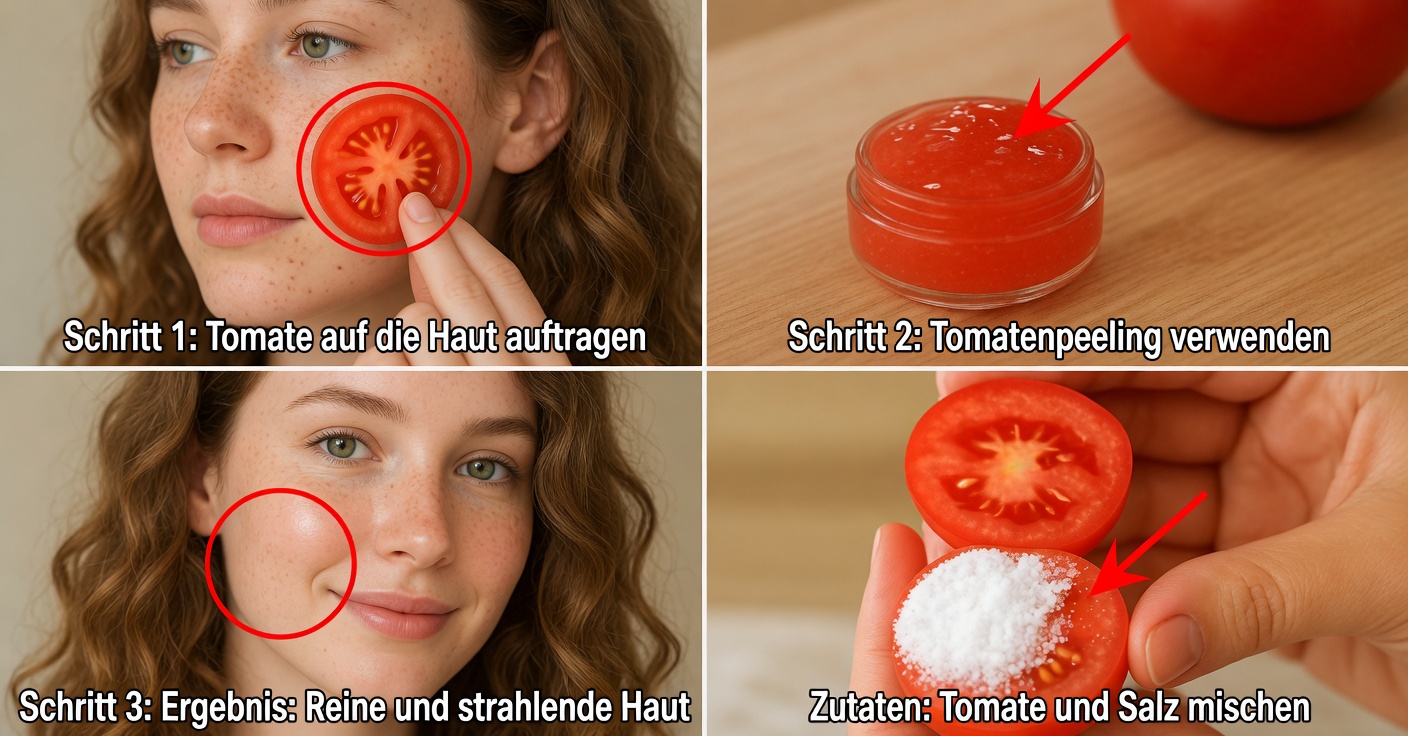 Tomaten-Nachtgel zum Aufhellen der Haut