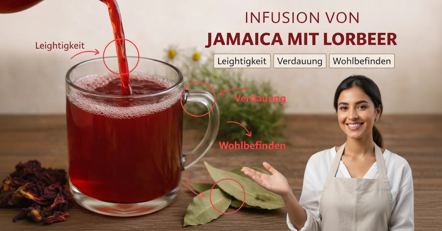 Hibiskus-Lorbeer-Tee: Rezept und Vorteile