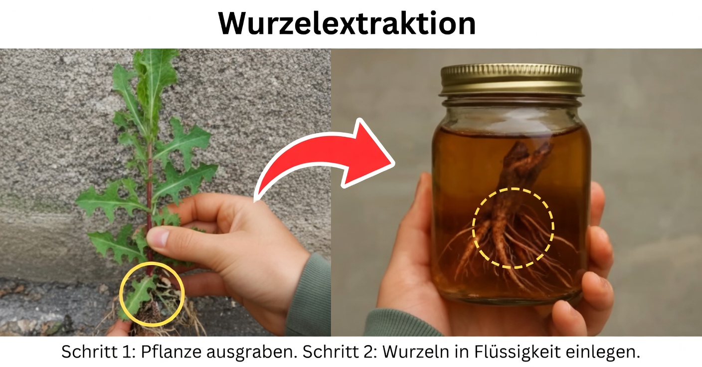 Wurzel des wilden Lattichs: das natürliche Beruhigungsmittel, das den Körper reinigt und lindert