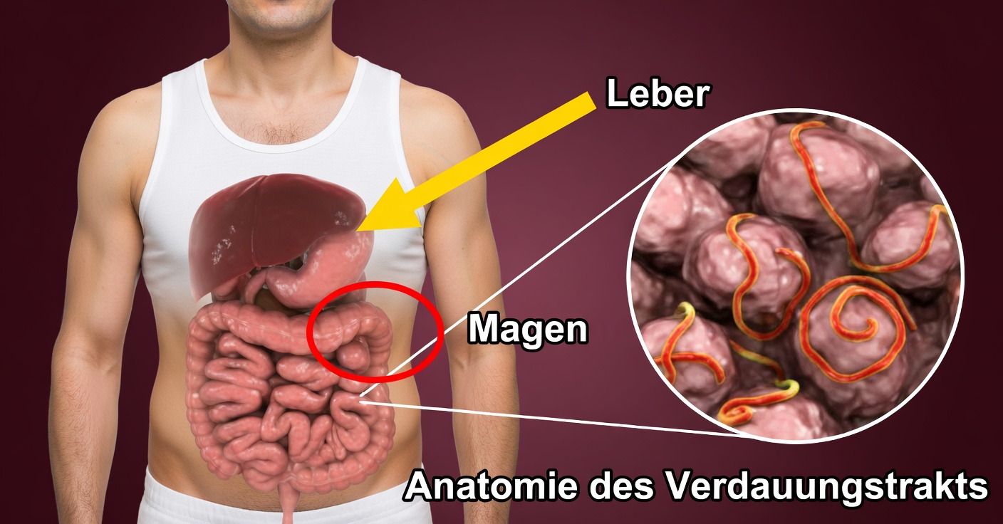 Anzeichen von Parasiten und wie man sie loswird