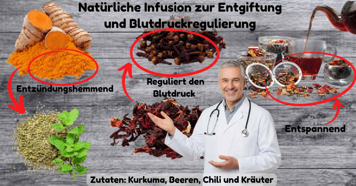 Natürliche Zutaten gegen Entzündungen und Bluthochdruck