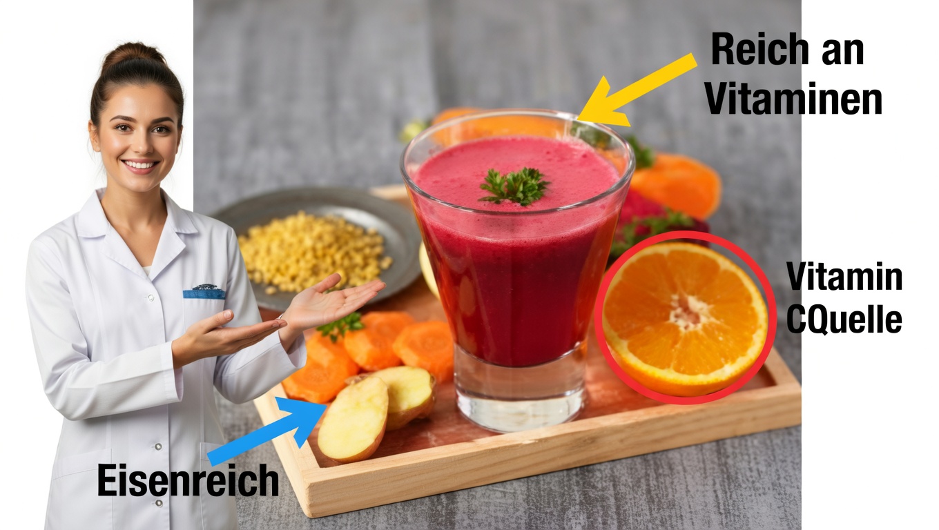 Natürlicher revitalisierender Saft mit Wassermelone und Ingwer
