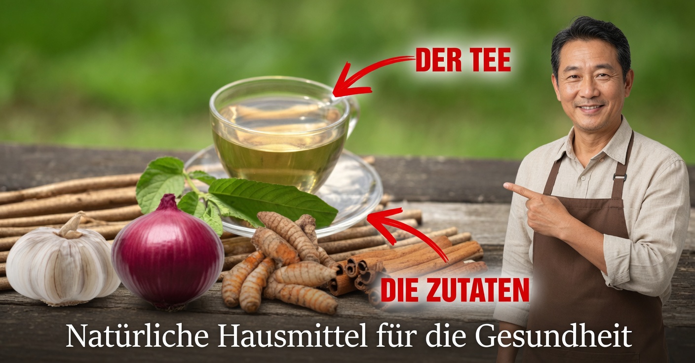 Natürlicher Tee zum Trinken auf nüchternen Magen und vor dem Schlafengehen
