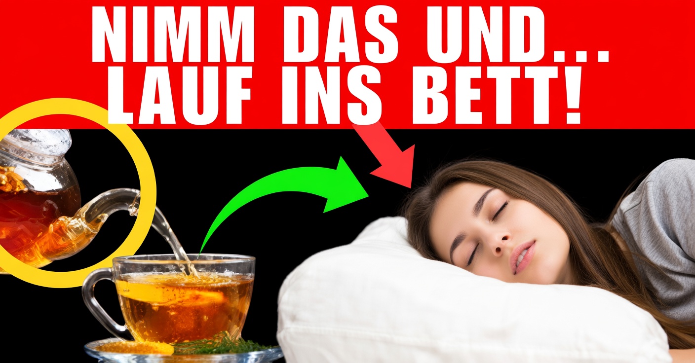 Natürliches Getränk für besseren Schlaf