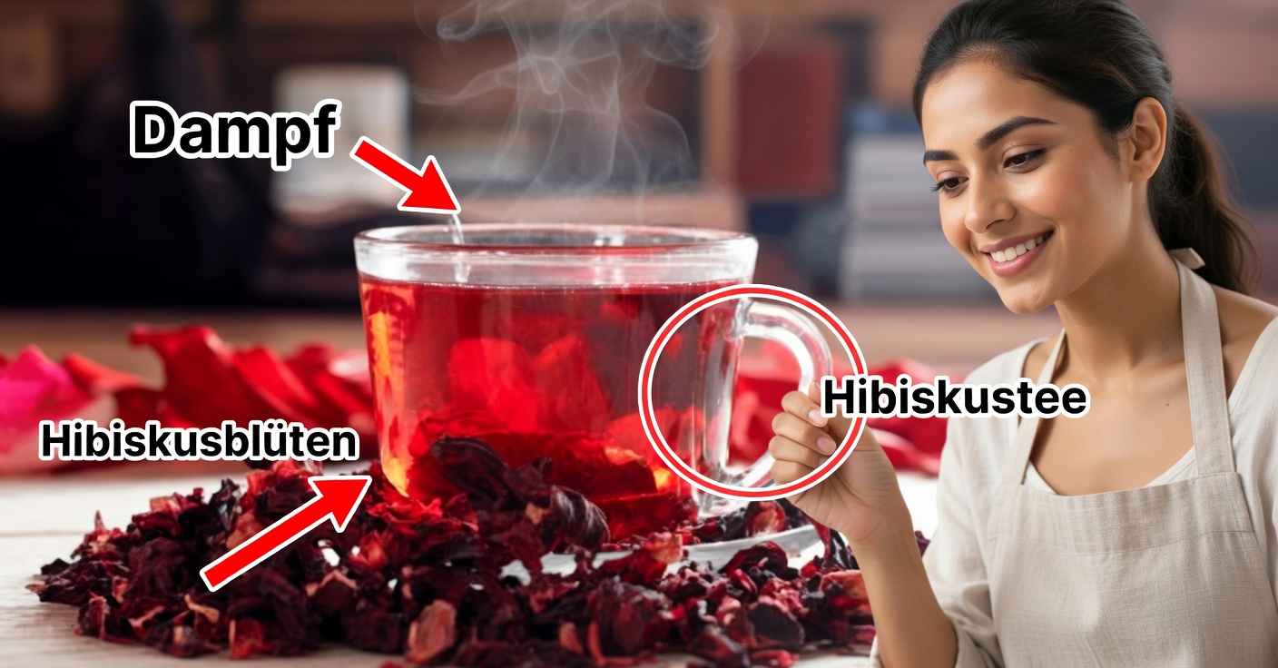 Hibiskustee: Vorteile, Rezept und Vorsichtsmaßnahmen