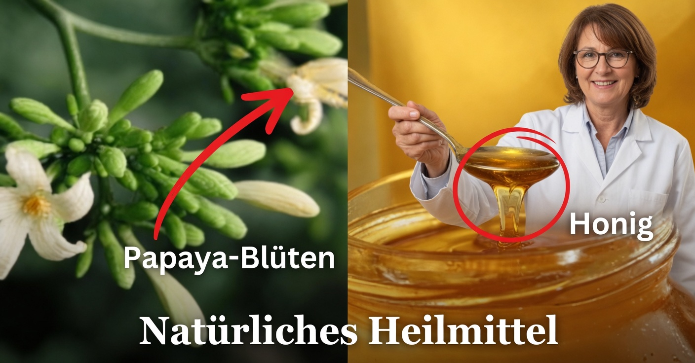 Papayablüte mit Honig: Natürliches Heilmittel