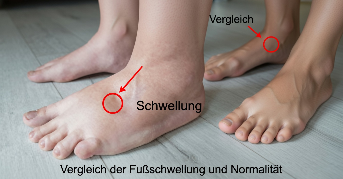 Natürlicher Tee gegen geschwollene Beine