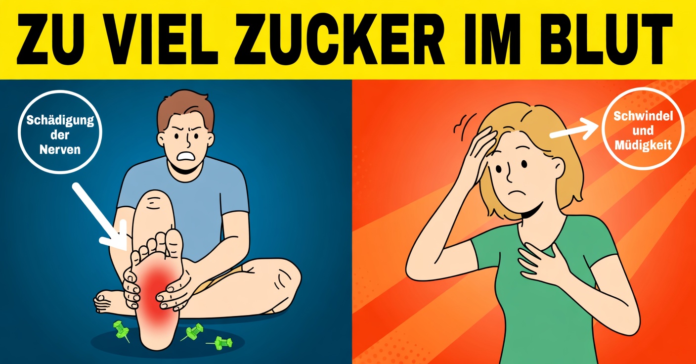 Symptome von hohem Blutzucker und natürliche Heilmittel zu seiner Kontrolle