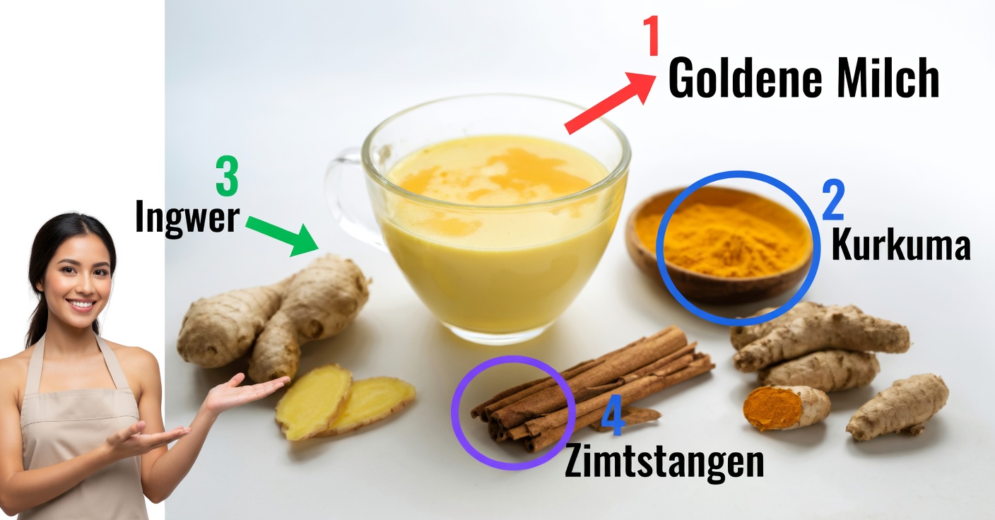Milch mit Kurkuma: Vorteile für deine Gesundheit und dein Wohlbefinden