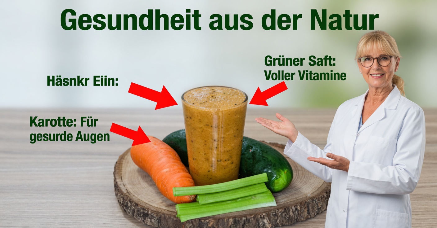 Gurken- und Karottensaft für die Sehkraft: Natürlich und effektiv